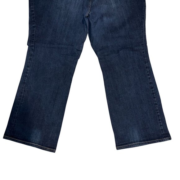 Torrid Plus Size Relaxed Bootcut Jeans Womens 26S 29 Denim Stretch Dark Wash - Picture 7 of 8